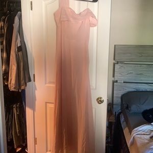 Blush formal dress